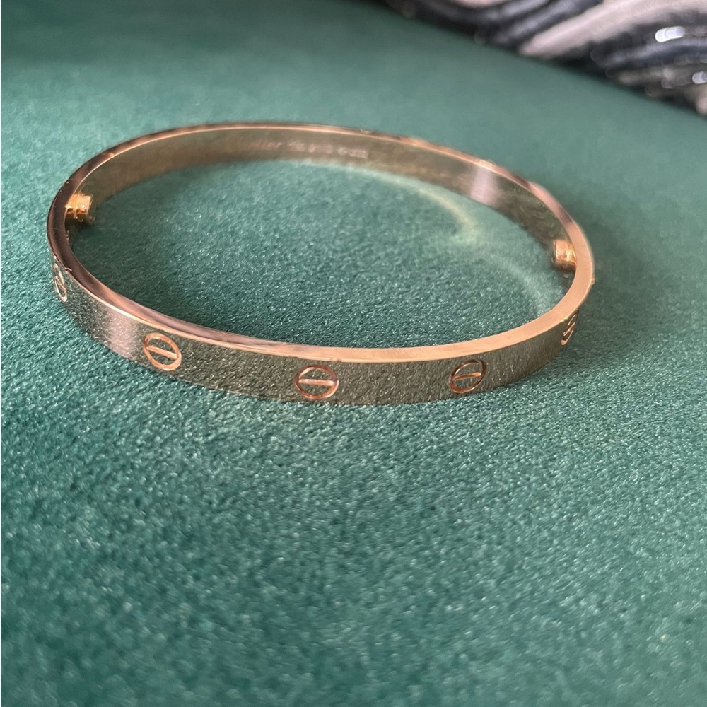 Cartier Love Bracelet size 21 Rose Gold